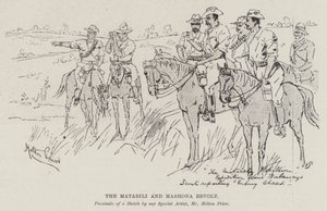The Matabili and Mashona Revolt by Melton Prior